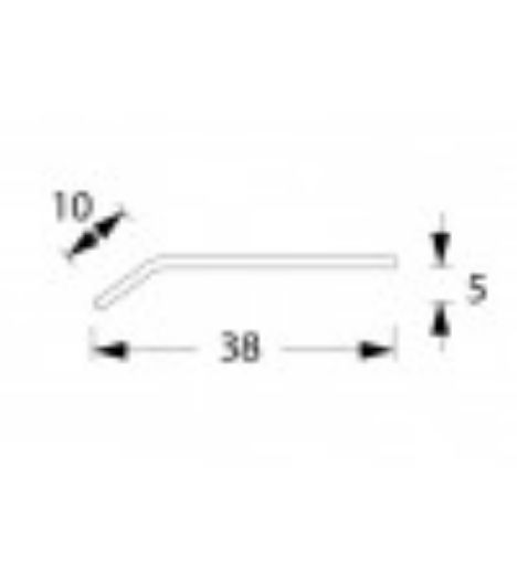 Billede af RS rampeprofil til 5 mm - 3mtr